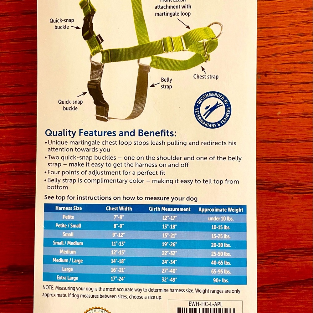 Pet Safe Easy Walk No~Pull Harness image 3